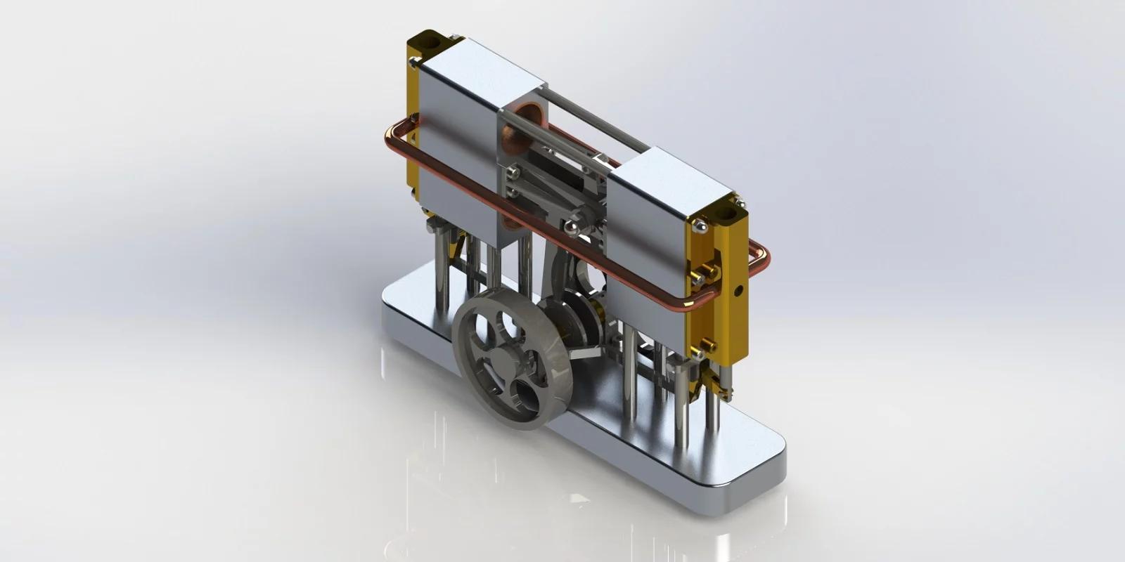 Four Cylinder Steam Engine